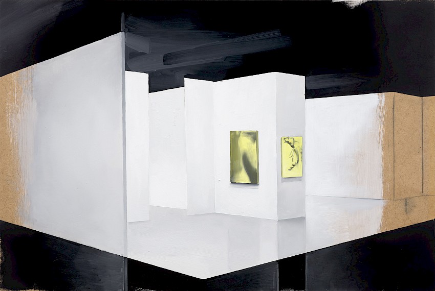 Este cuadro está dedicado a sí mismo como obra de arte total