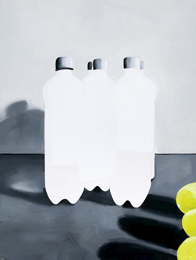 The Water Bottles Blame the Lemon for Its Colour